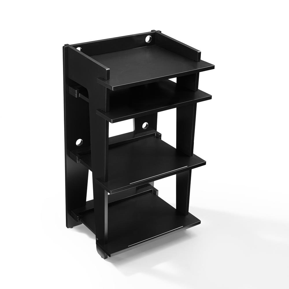 Soho Turntable Stand In Black. Picture 4