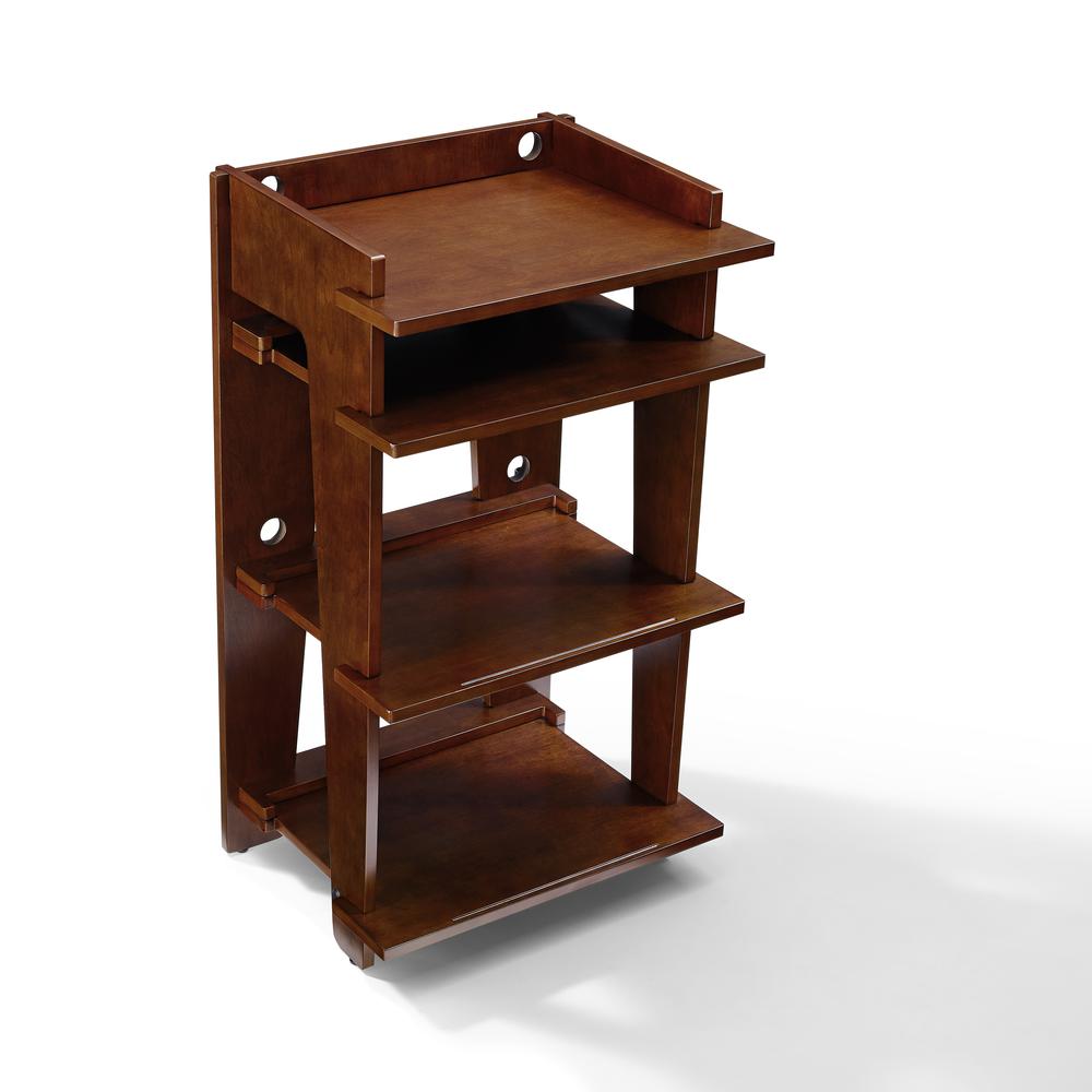 Soho Turntable Stand In Mahogany. Picture 7