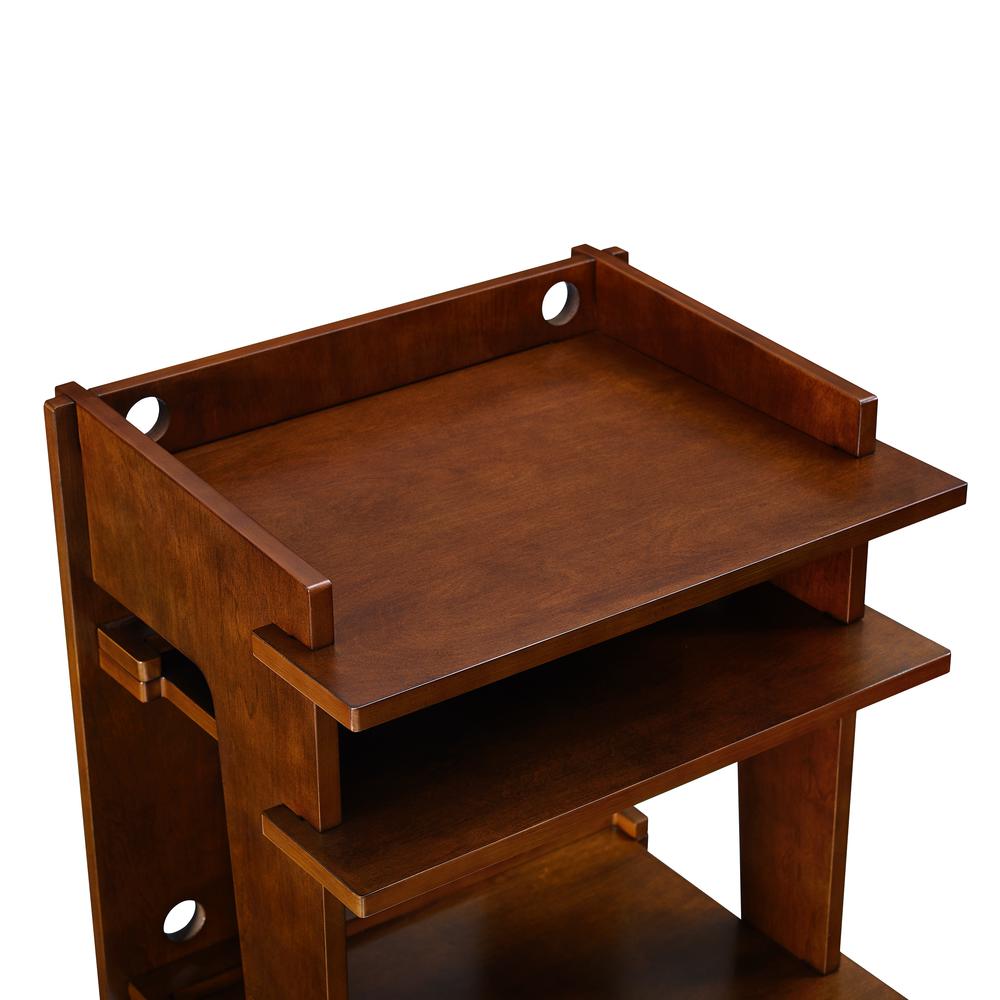 Soho Turntable Stand In Mahogany. Picture 8