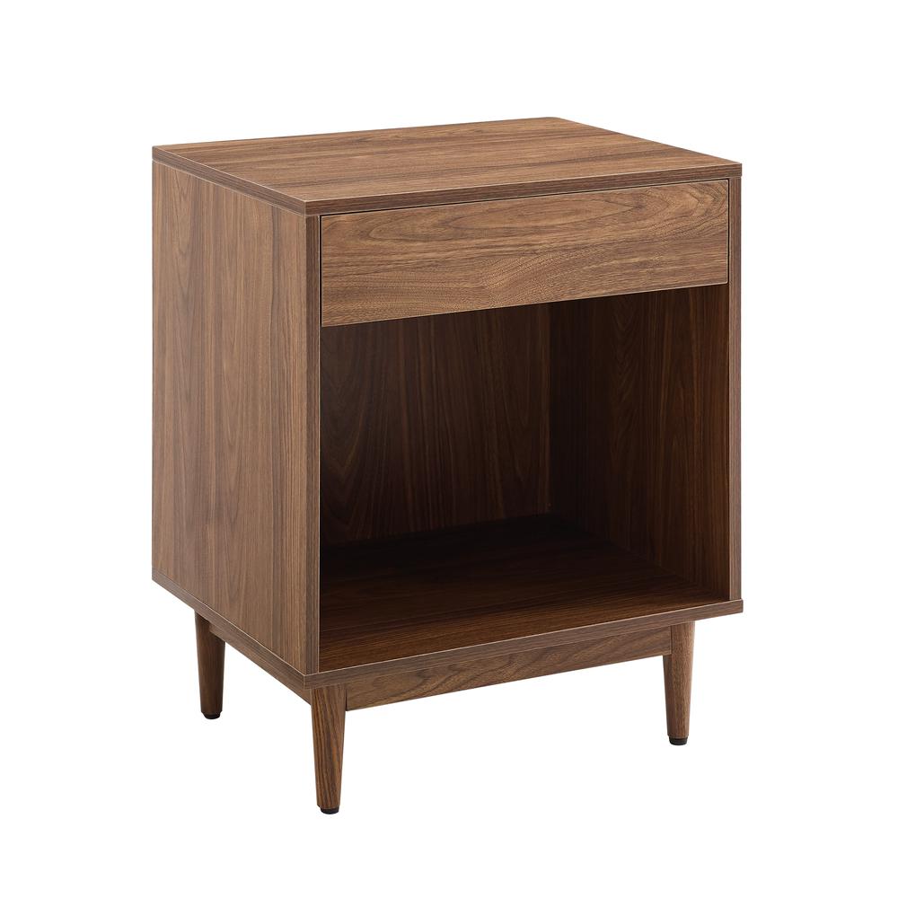 Liam Record Storage End Table Walnut. Picture 15