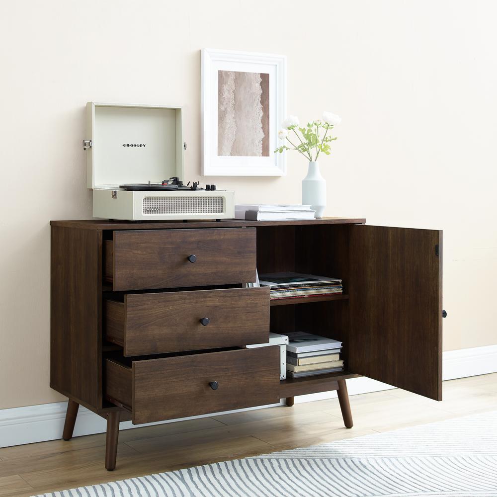 Lucas Media Console Brown. Picture 3