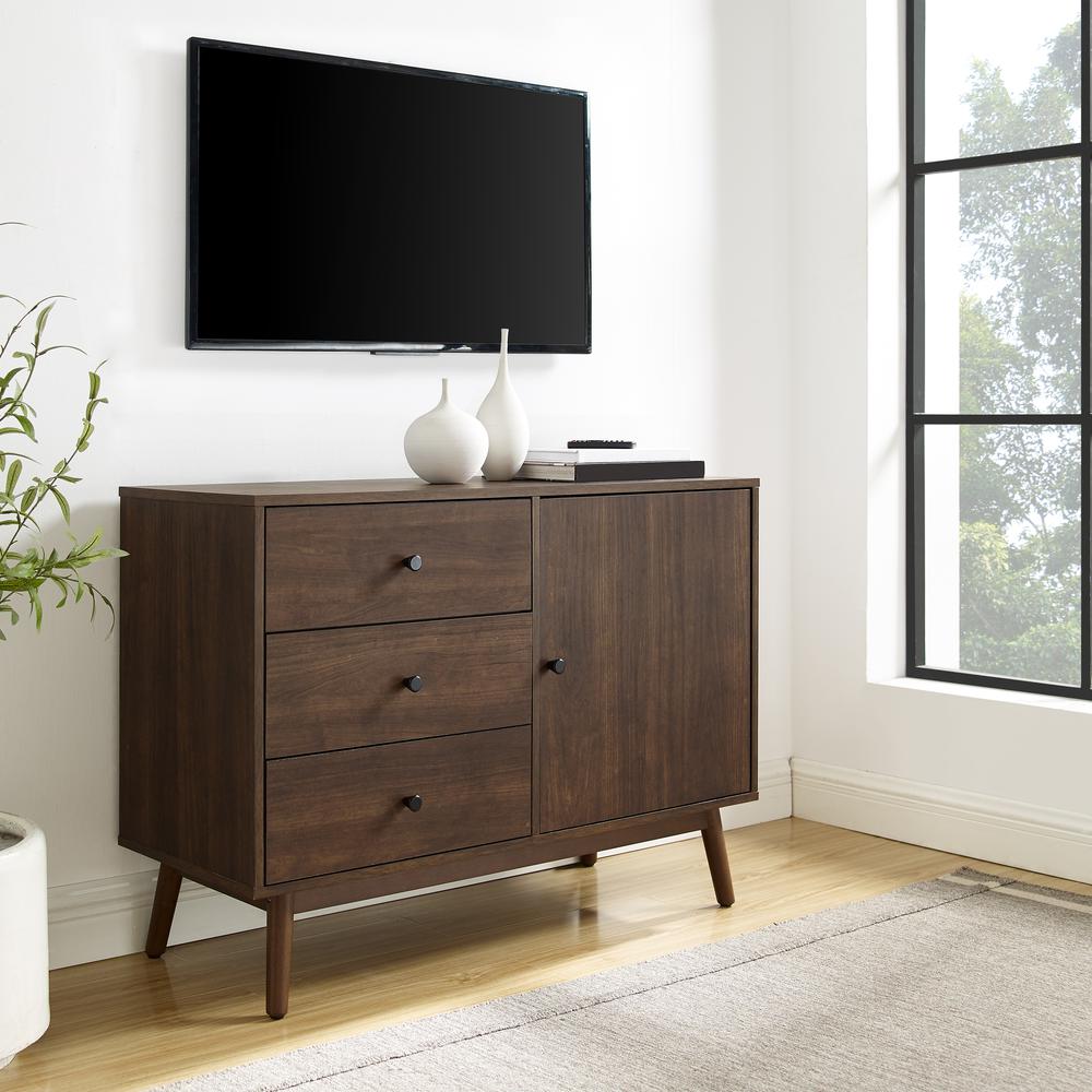 Lucas Media Console Brown. Picture 5