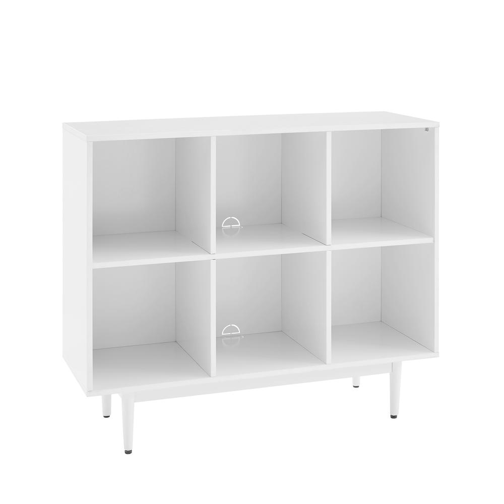Liam 6 Cube Bookcase White. Picture 3