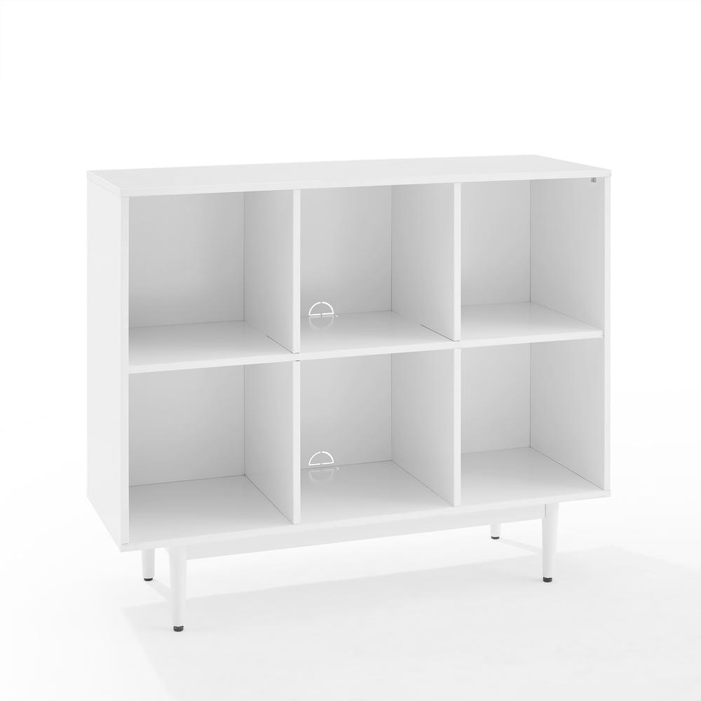 Liam 6 Cube Bookcase White. Picture 5