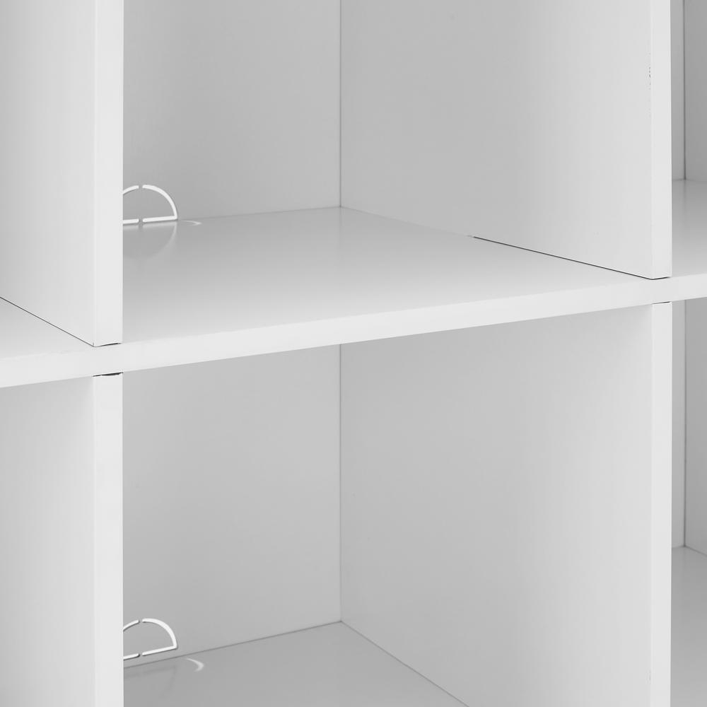 Liam 6 Cube Bookcase White. Picture 9