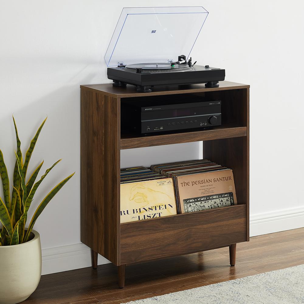 Liam Record Player Stand Walnut. Picture 11