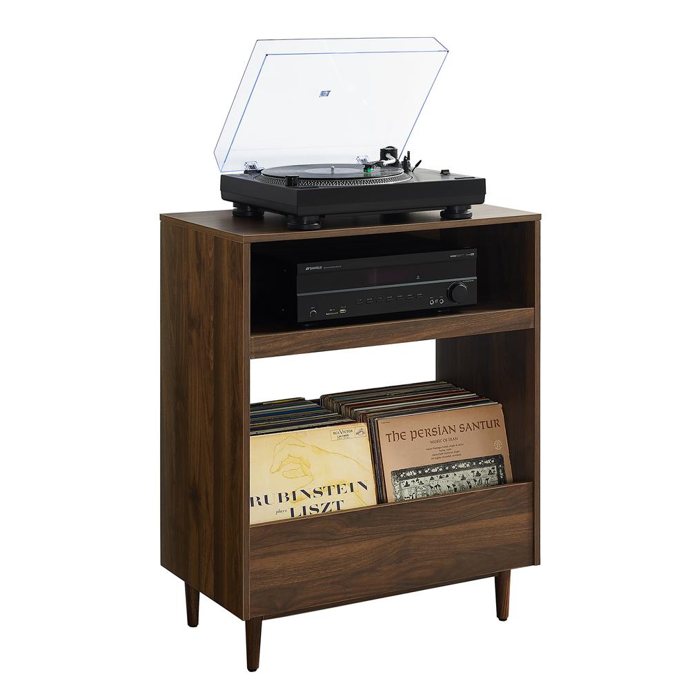 Liam Record Player Stand Walnut. Picture 4