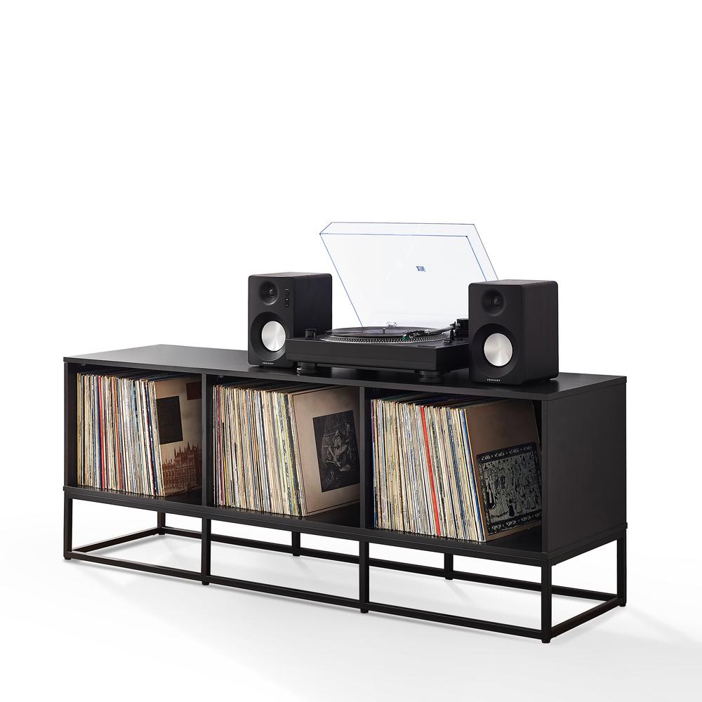 Enzo Large Record Storage Media Console. Picture 3