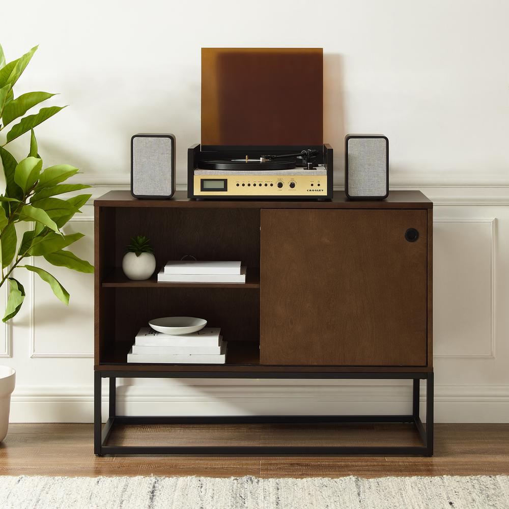 Byron Media Console Brown/Black. Picture 3