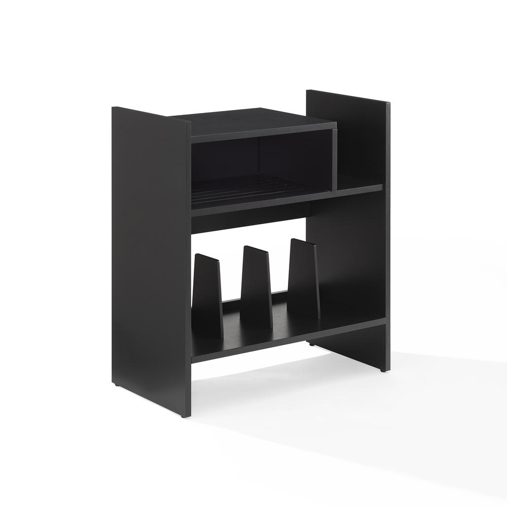 Portland Turntable Stand In Black. Picture 8