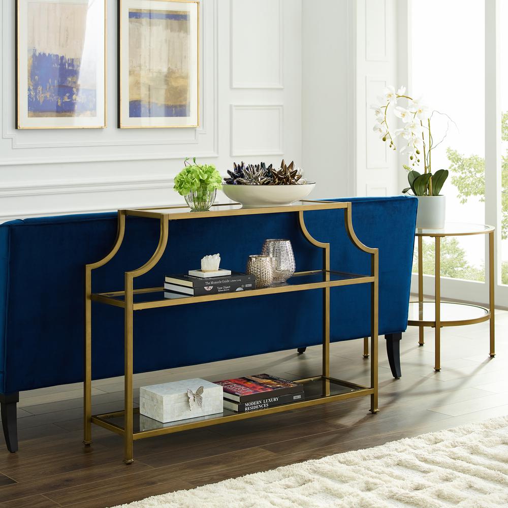 Aimee Console Table Soft Gold. Picture 9