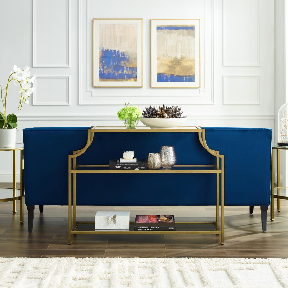 Aimee Console Table Soft Gold. Picture 10
