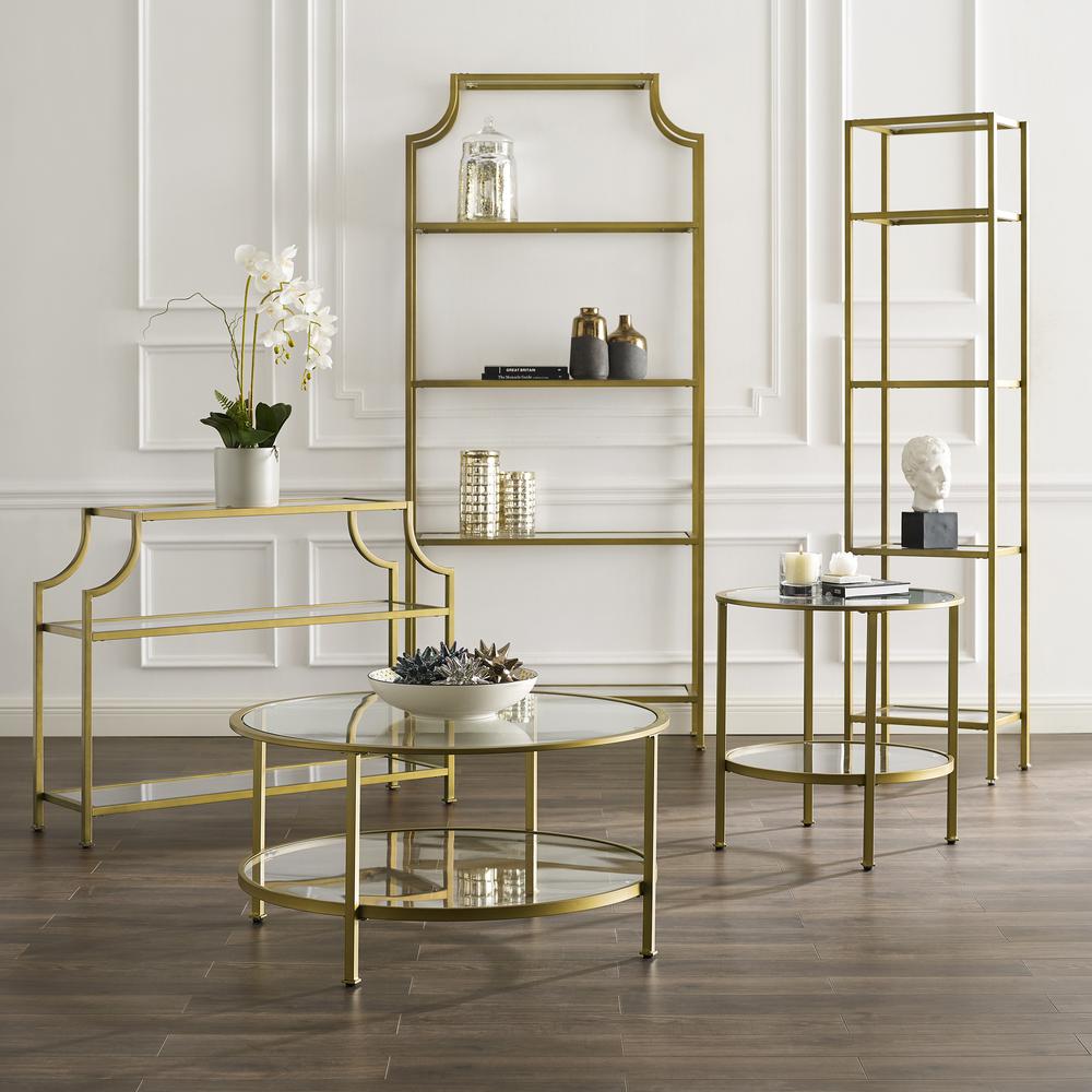 Aimee Console Table Soft Gold. Picture 16