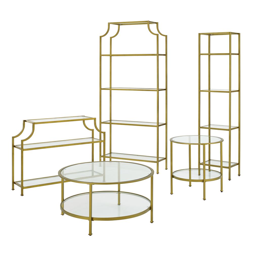 Aimee Console Table Soft Gold. Picture 17