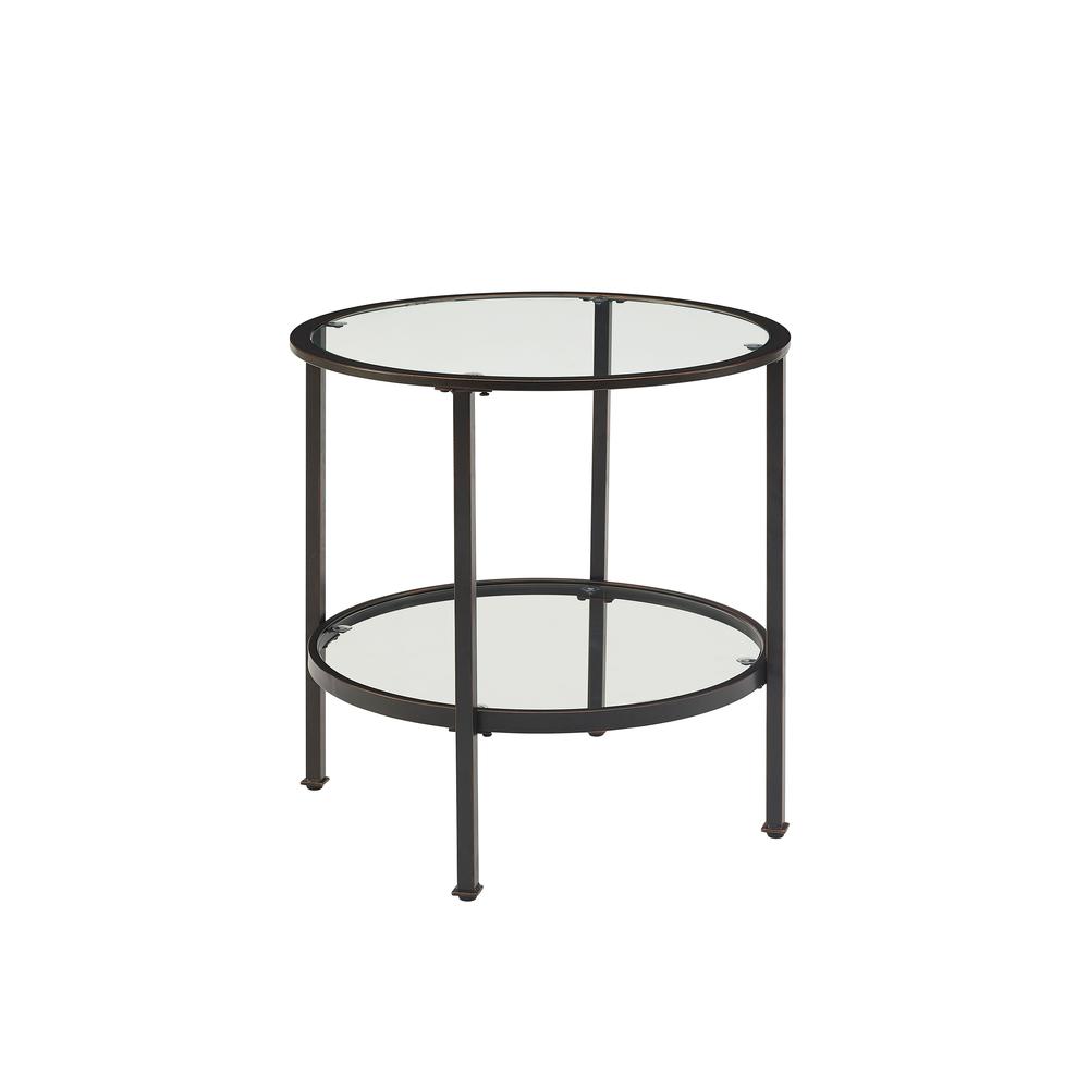 Aimee End Table Oil Rubbed Bronze. Picture 3