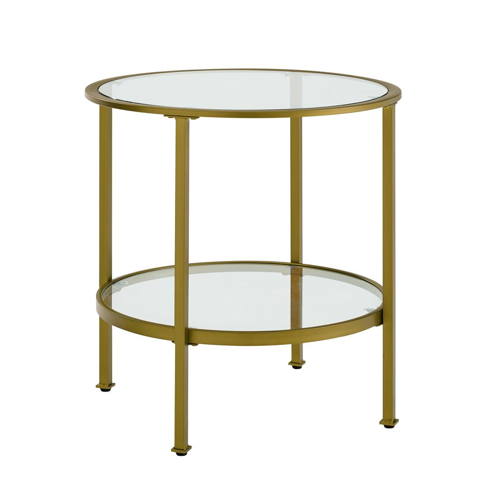 Aimee End Table Soft Gold. Picture 6