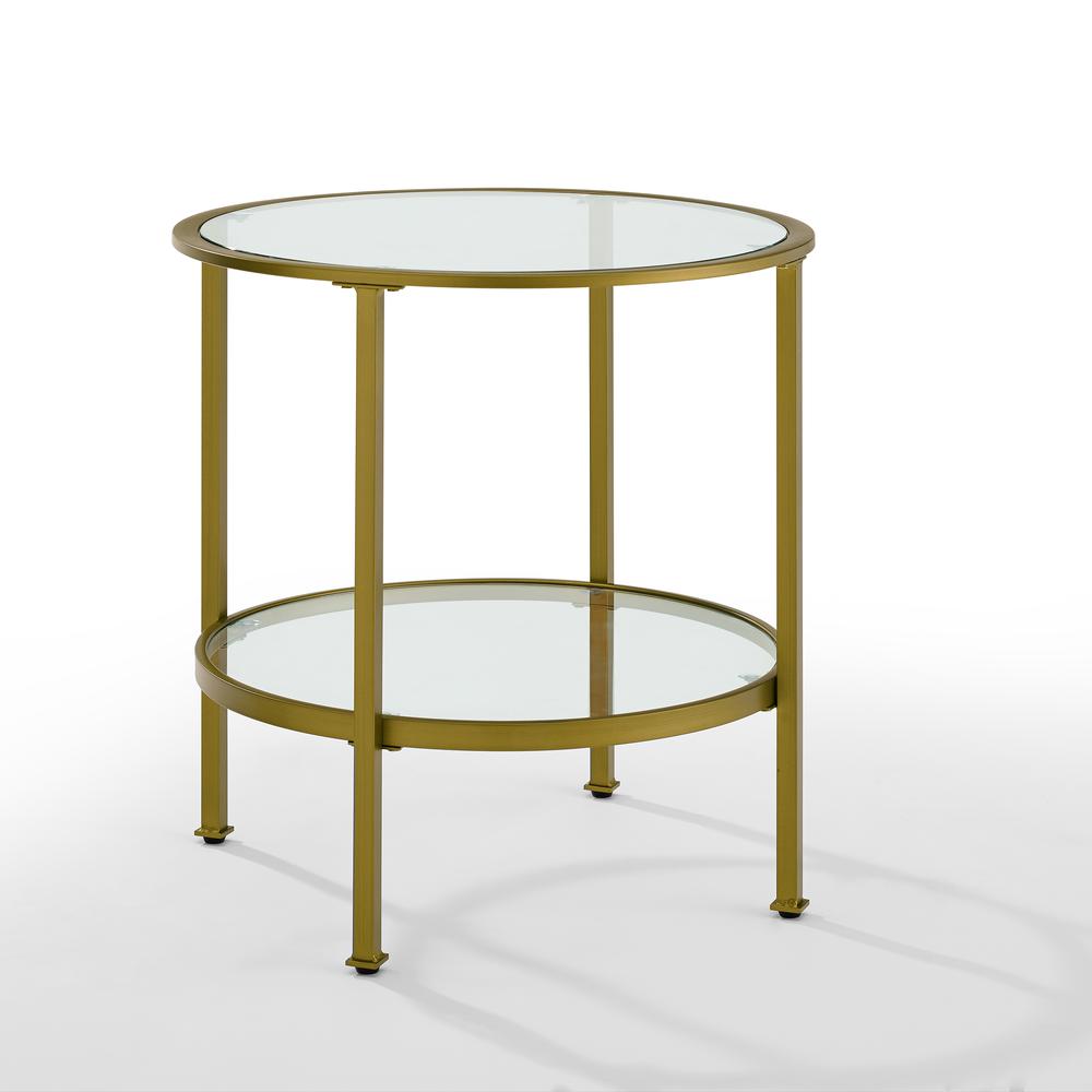 Aimee End Table Soft Gold. Picture 1