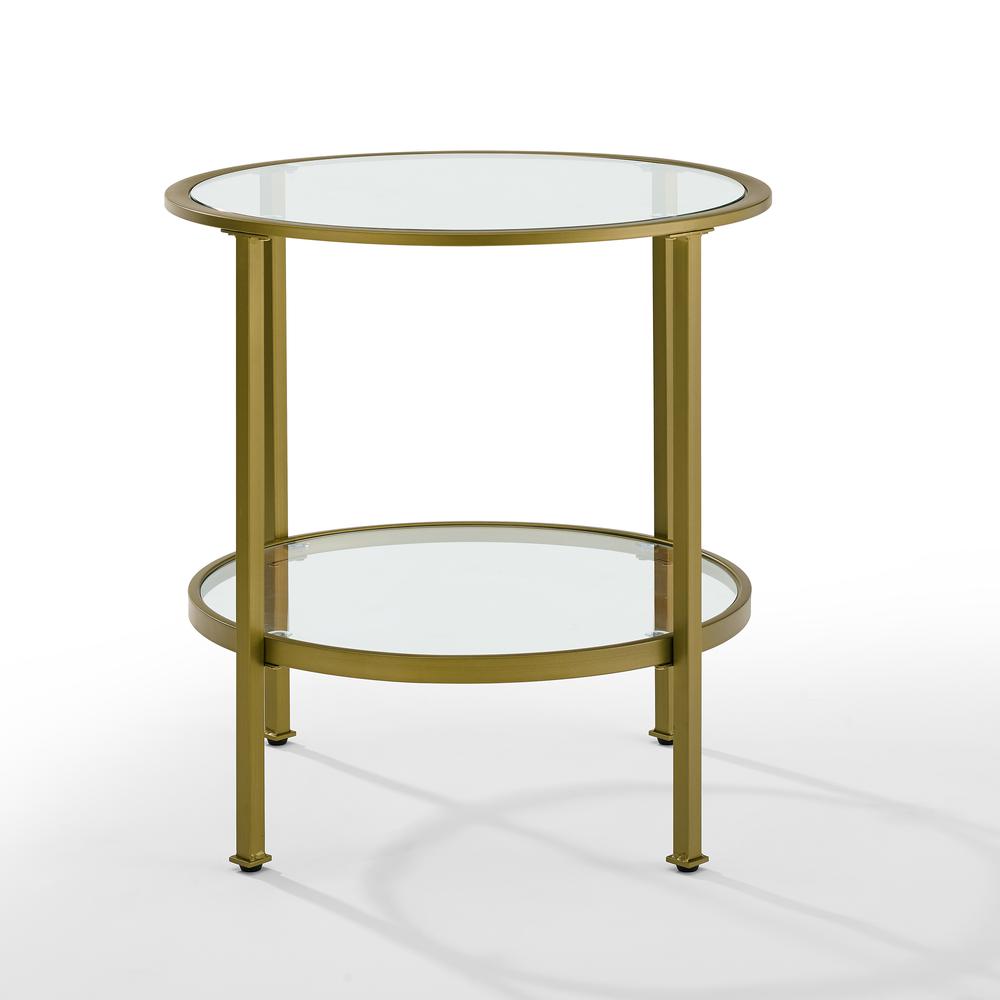 Aimee End Table Soft Gold. Picture 7