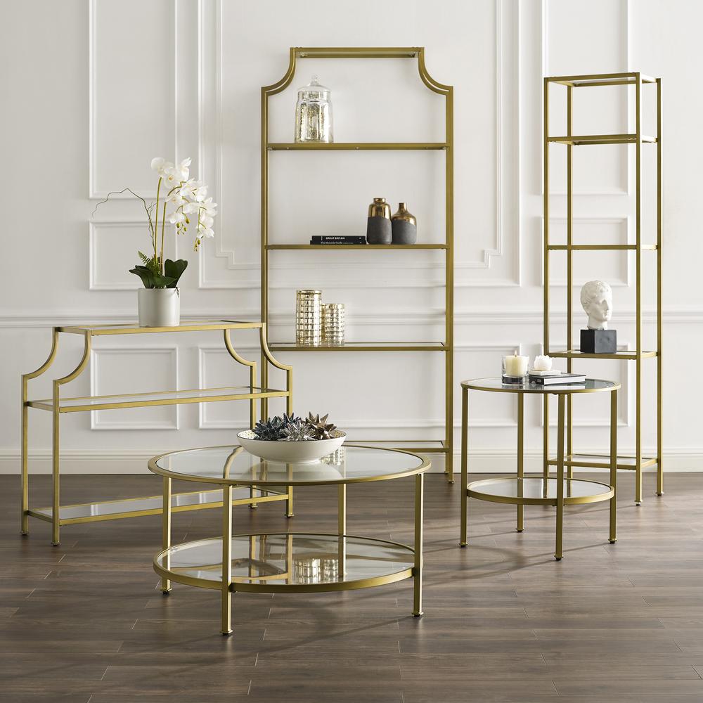 Aimee End Table Soft Gold. Picture 10