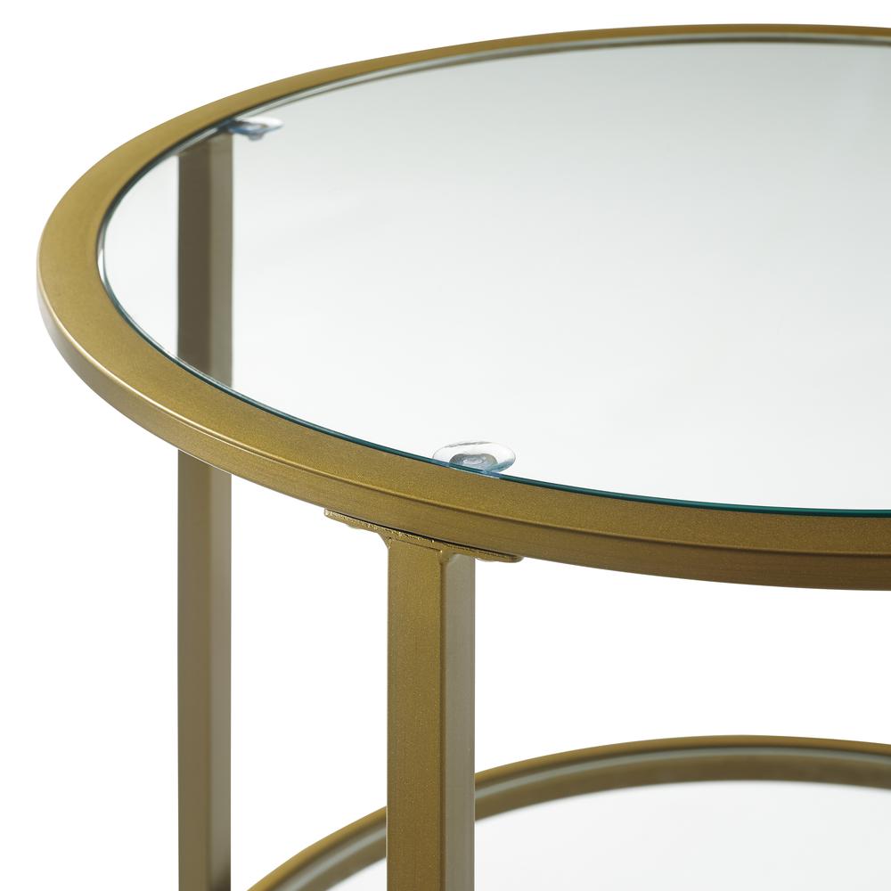 Aimee End Table Soft Gold. Picture 11
