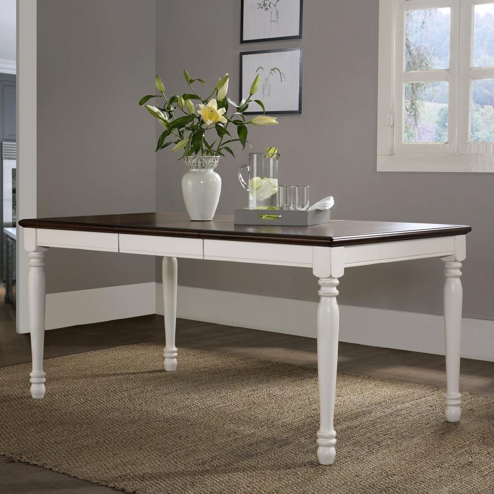 Shelby Dining Table Distressed White. Picture 2
