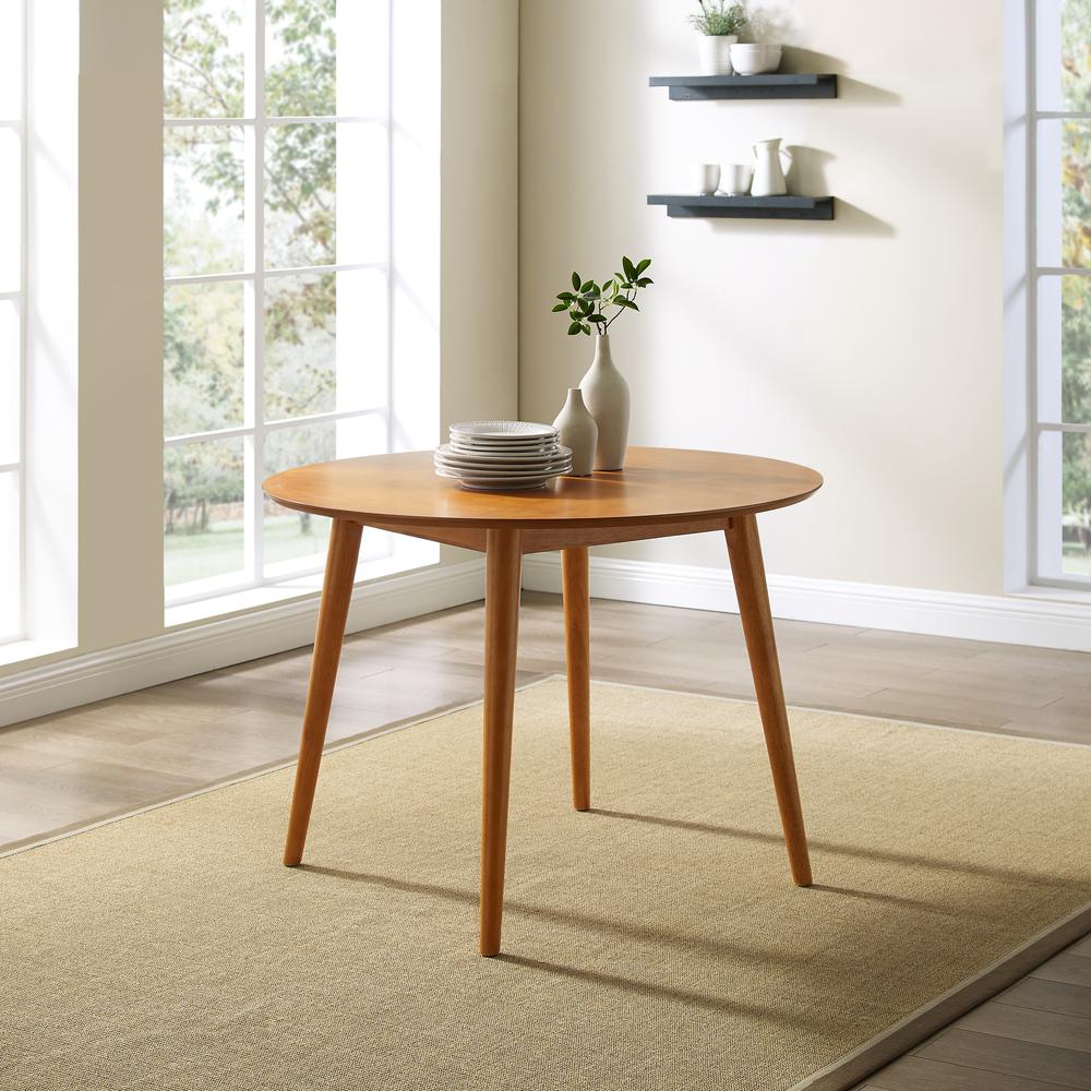 Landon Round Dining Table Acorn. Picture 1