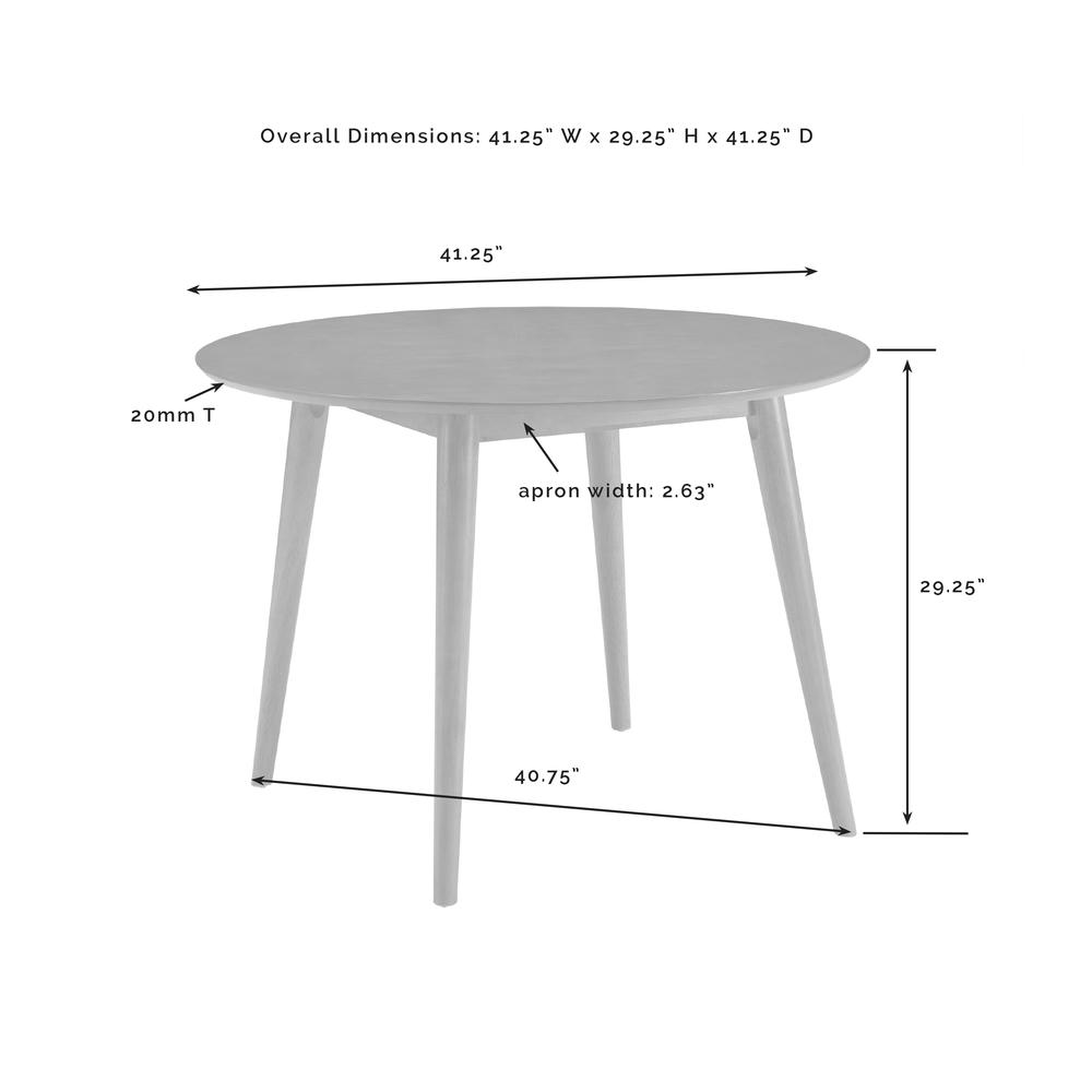 Landon Round Dining Table Acorn. Picture 6