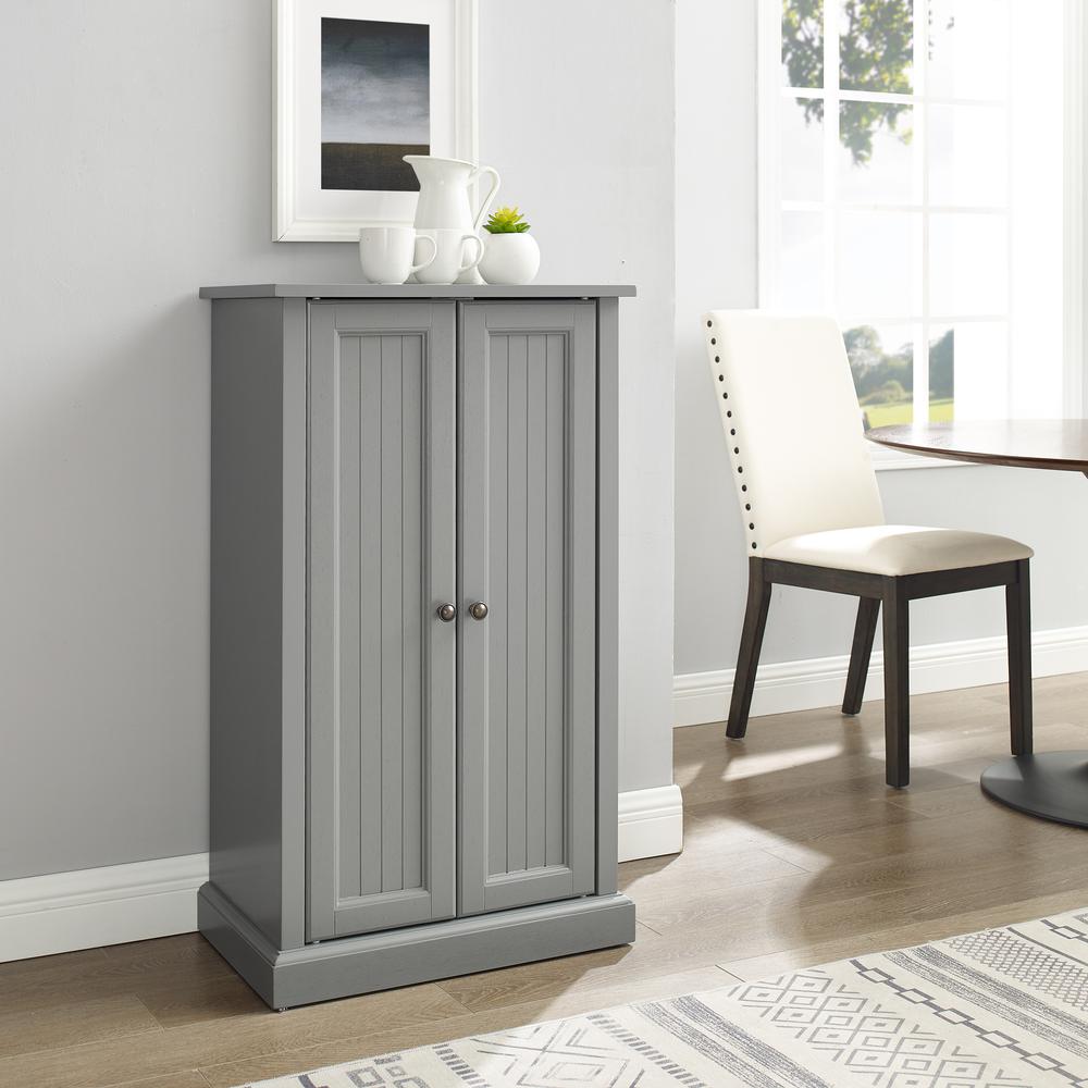 Seaside Accent Cabinet Distressed Gray. Picture 1