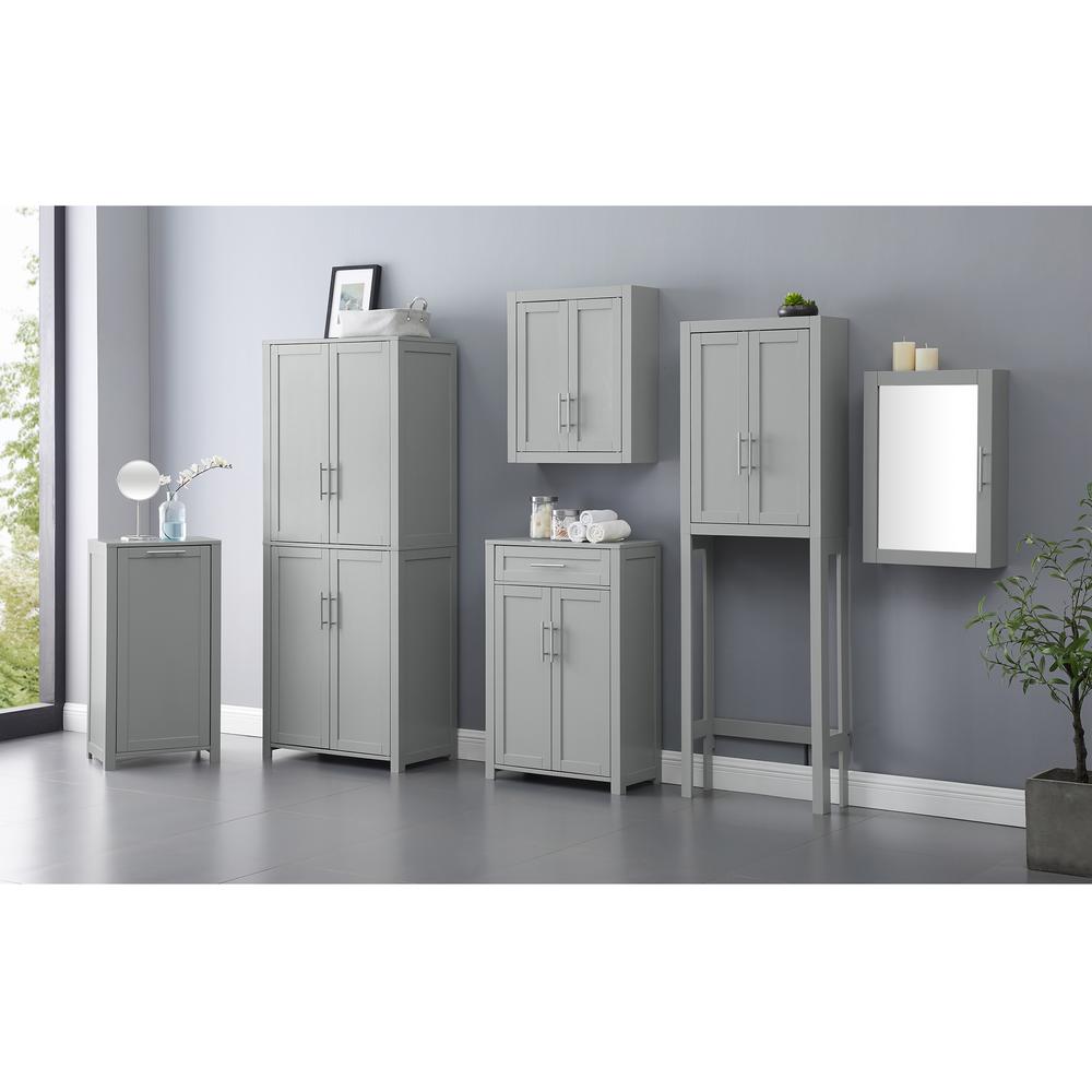 Savannah Tall Pantry Gray. Picture 14