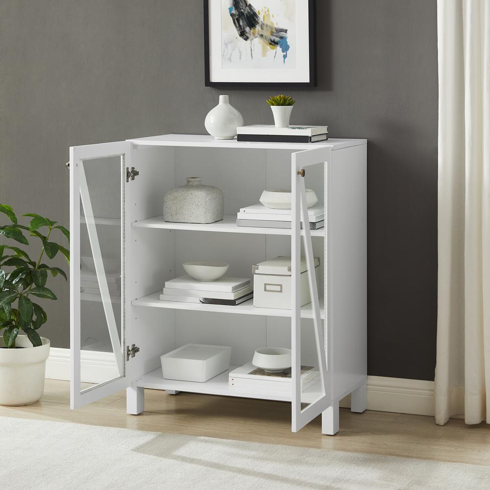 Cassai Stackable Storage Pantry White. Picture 5