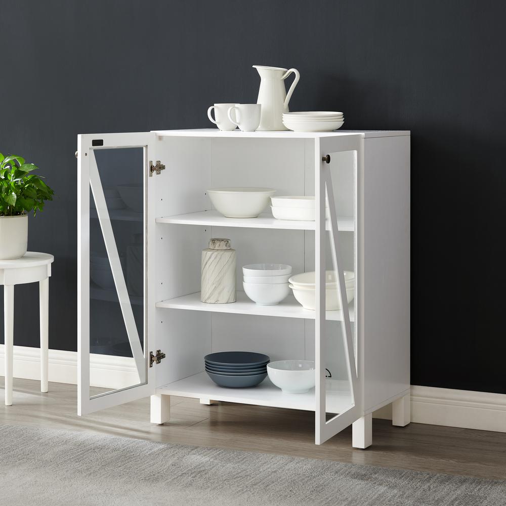 Cassai Stackable Storage Pantry White. Picture 9