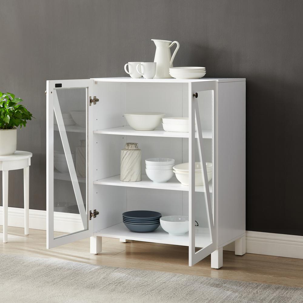 Cassai Stackable Storage Pantry White. Picture 8