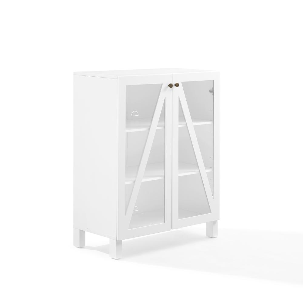 Cassai Stackable Storage Pantry White. Picture 1