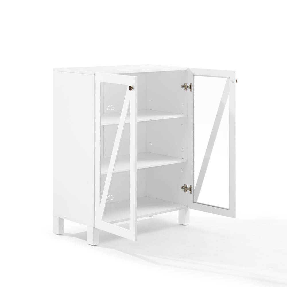 Cassai Stackable Storage Pantry White. Picture 13