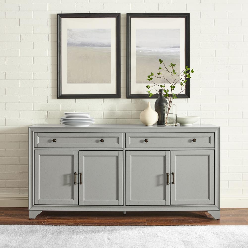 Tara Sideboard Distressed Gray. Picture 15