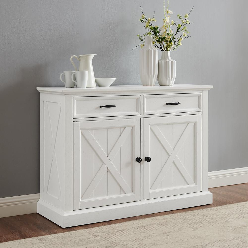 Clifton Sideboard Distressed White. Picture 1