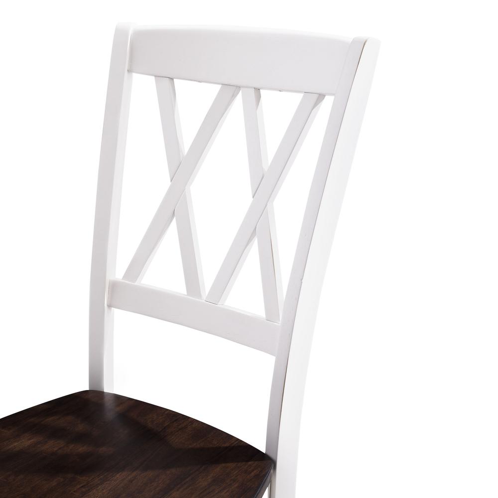 Shelby 2Pc Dining Chair Set Distressed White - 2 Chairs. Picture 6