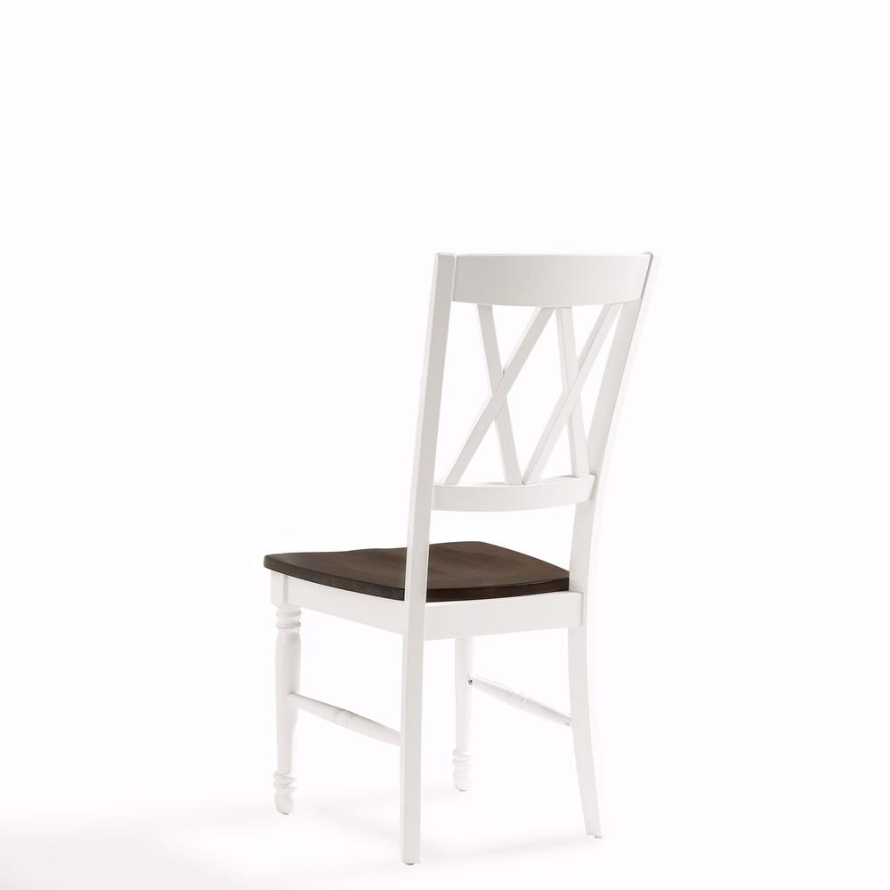 Shelby 2Pc Dining Chair Set Distressed White - 2 Chairs. Picture 7