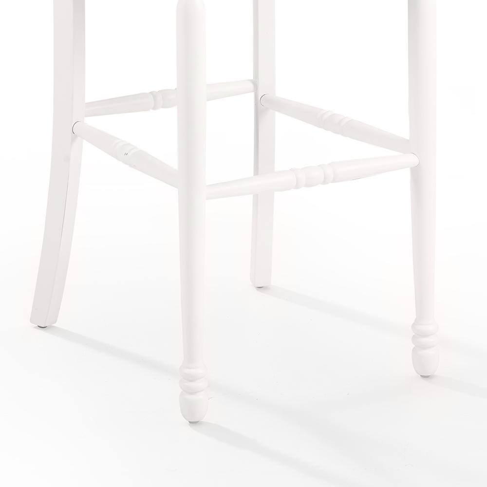 Shelby 2Pc Bar Stool Set Distressed White - 2 Stools. Picture 12