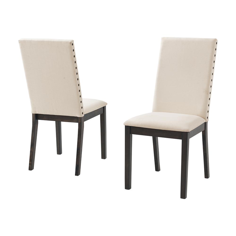 Hayden 2Pc Upholstered Chair Set Slate - 2 Upholstered Chairs. Picture 3