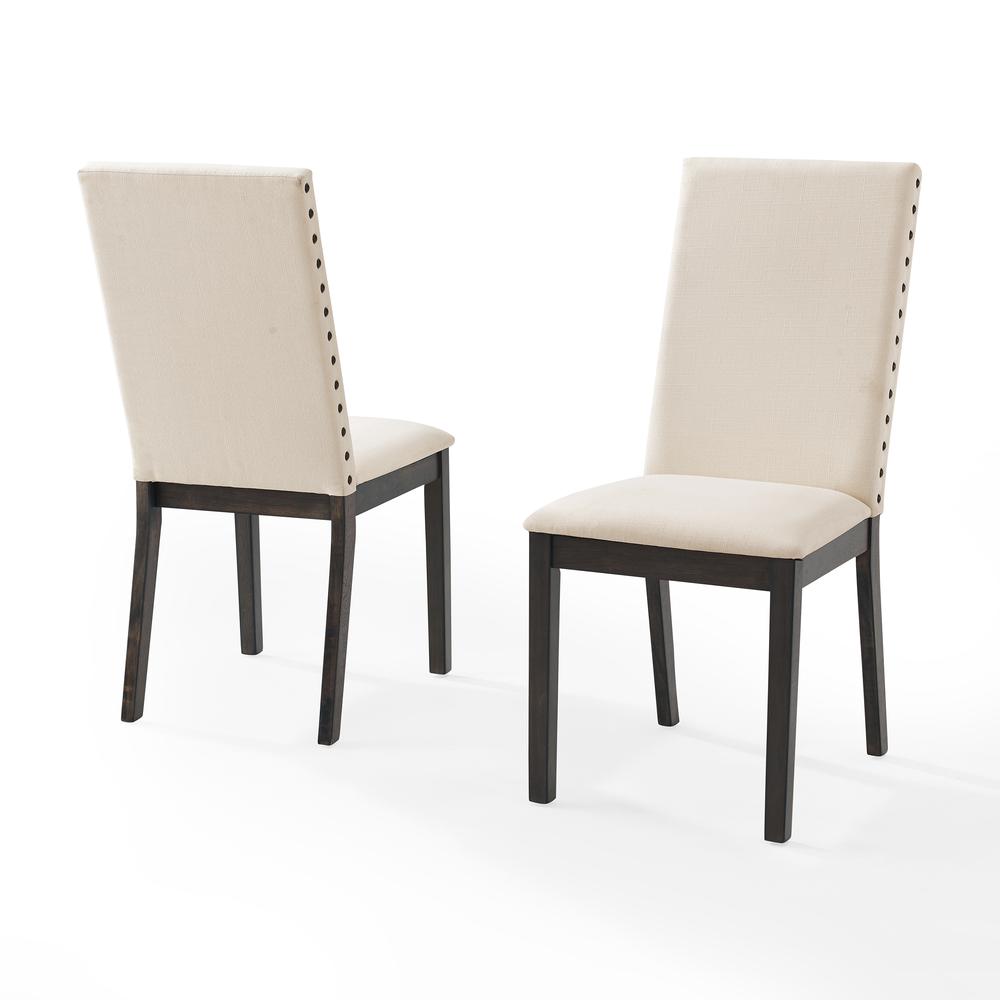 Hayden 2Pc Upholstered Chair Set Slate - 2 Upholstered Chairs. Picture 7