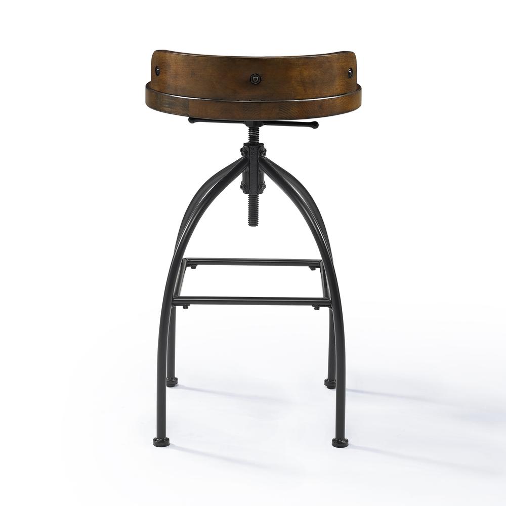 Edison Adjustable Height Stool Natural. Picture 2