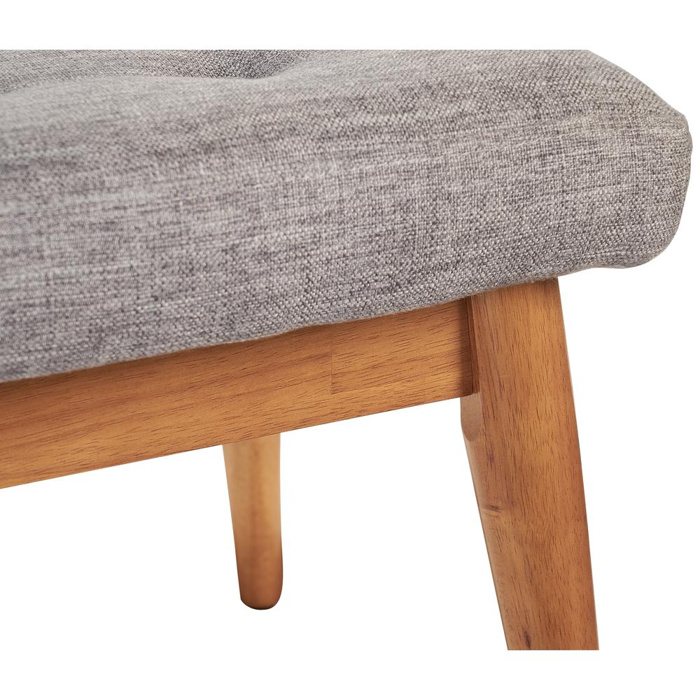 Landon Upholstered Bench Acorn. Picture 6