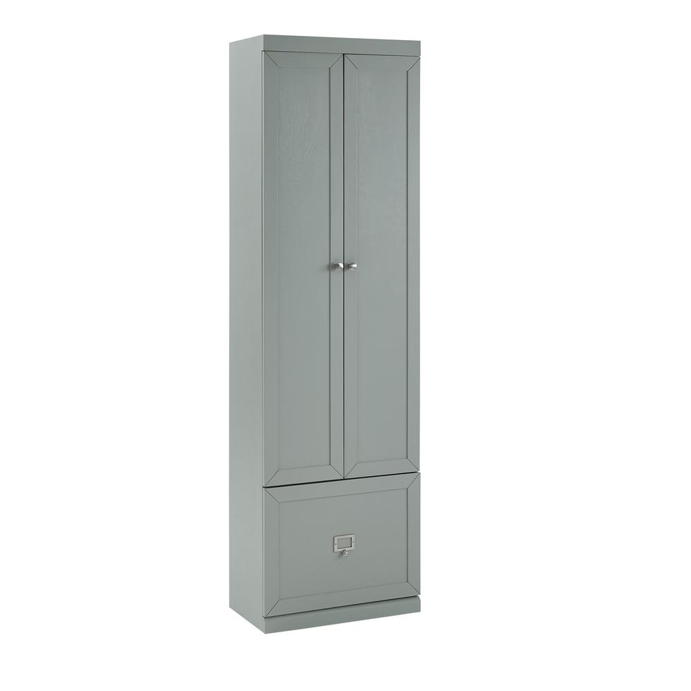 Harper Convertible Storage Cabinet Gray. Picture 6