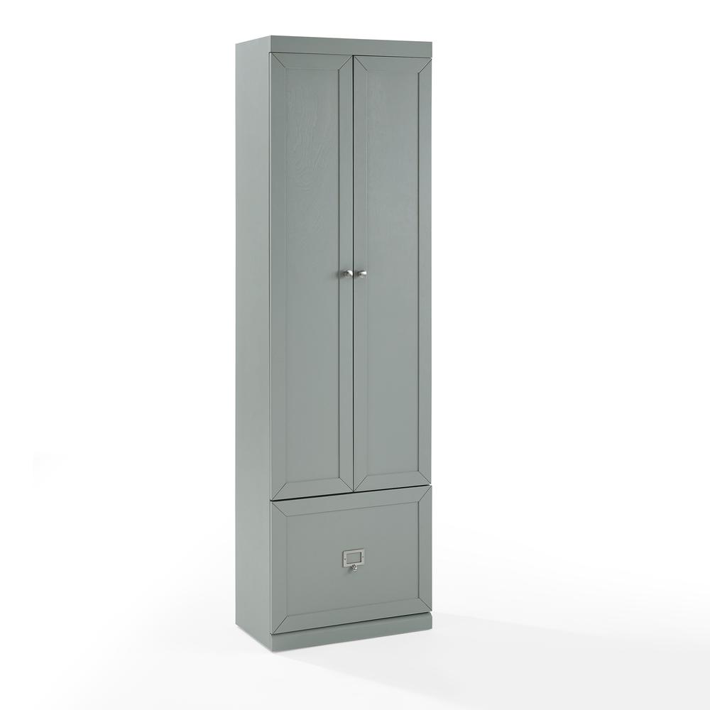 Harper Convertible Storage Cabinet Gray. Picture 21