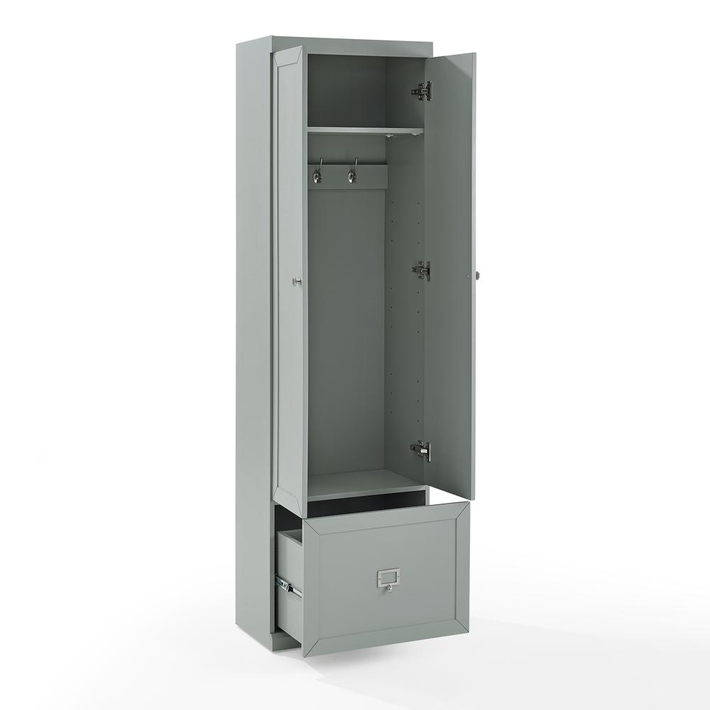 Harper Convertible Storage Cabinet Gray. Picture 8