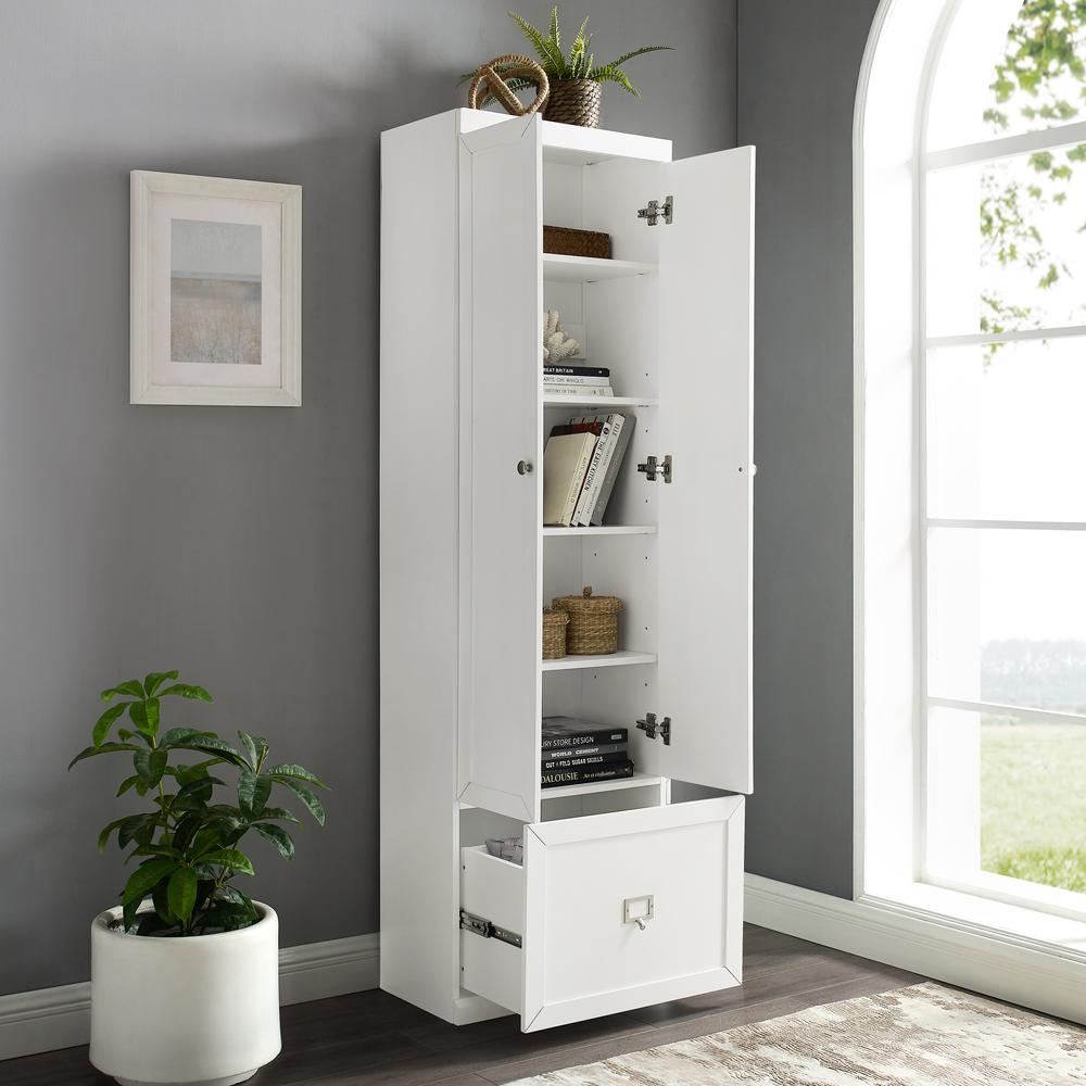 Harper Convertible Storage Cabinet White. Picture 10