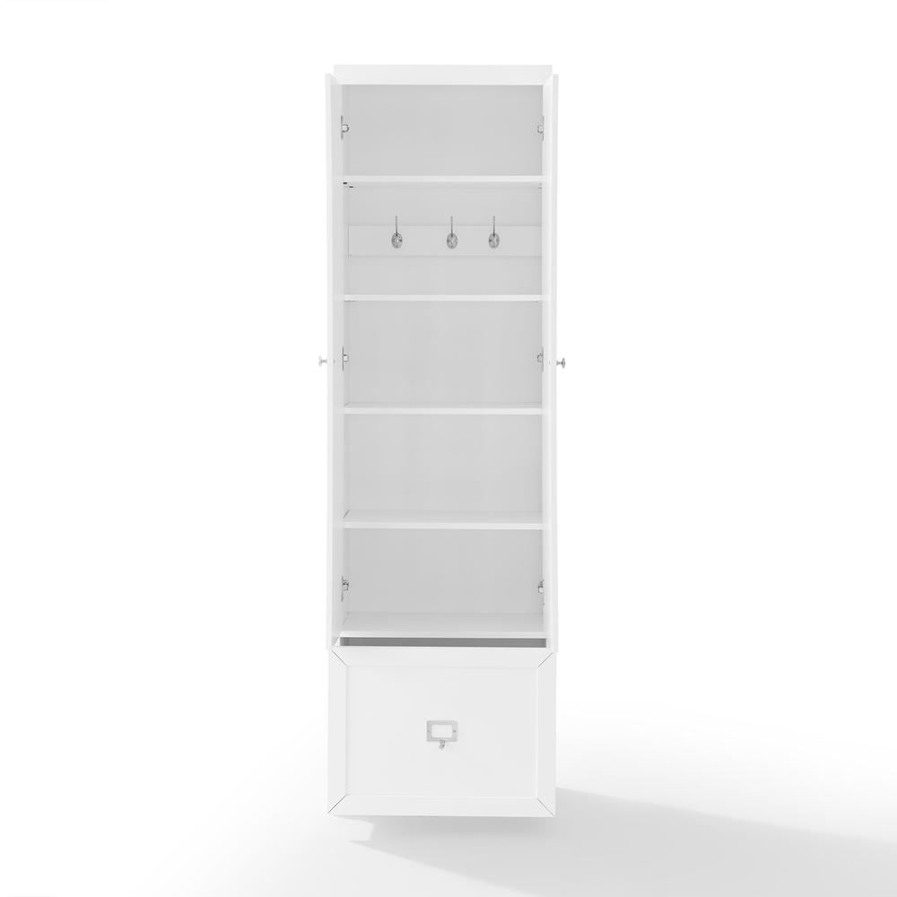 Harper Convertible Storage Cabinet White. Picture 8