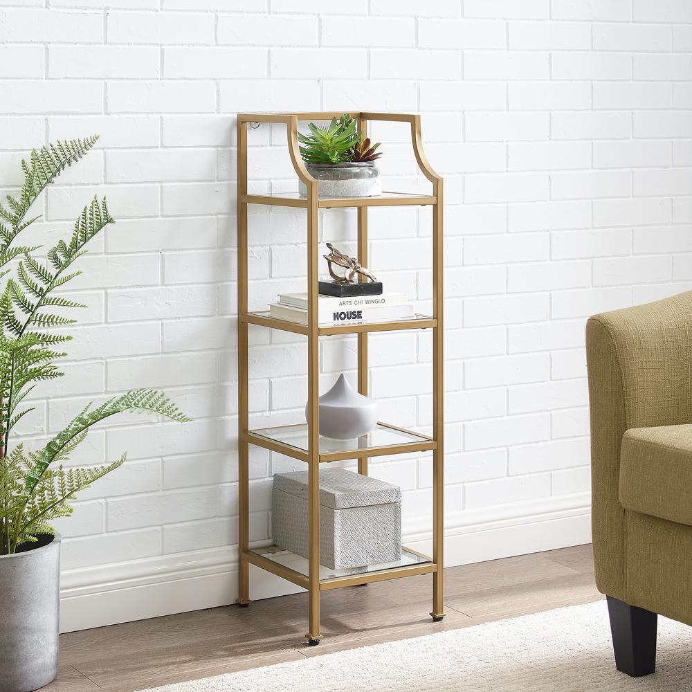 Aimee Short Etagere Soft Gold. Picture 3