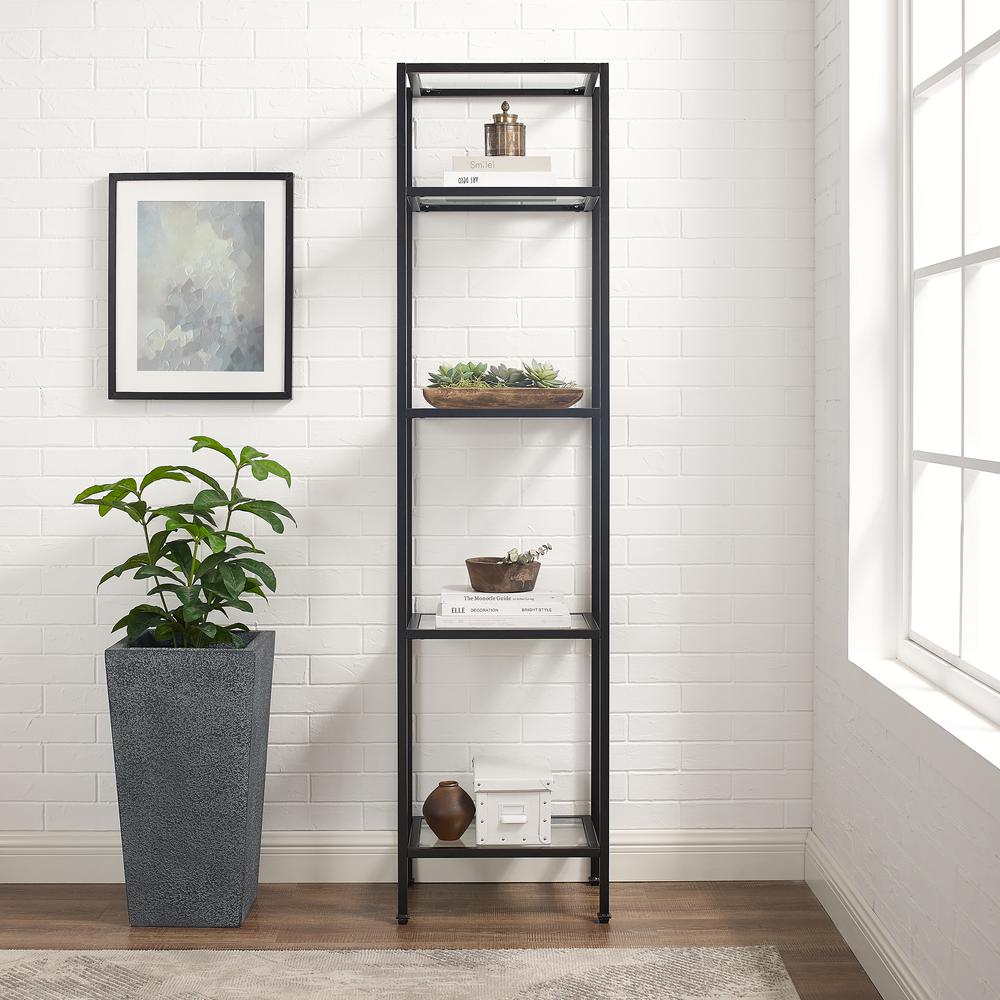 Aimee Narrow Etagere Oil Rubbed Bronze. Picture 2